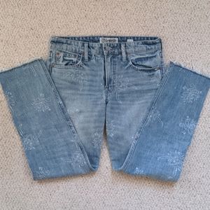 Lucky Brand Sienna Slim Boyfriend Jeans Raw Hem